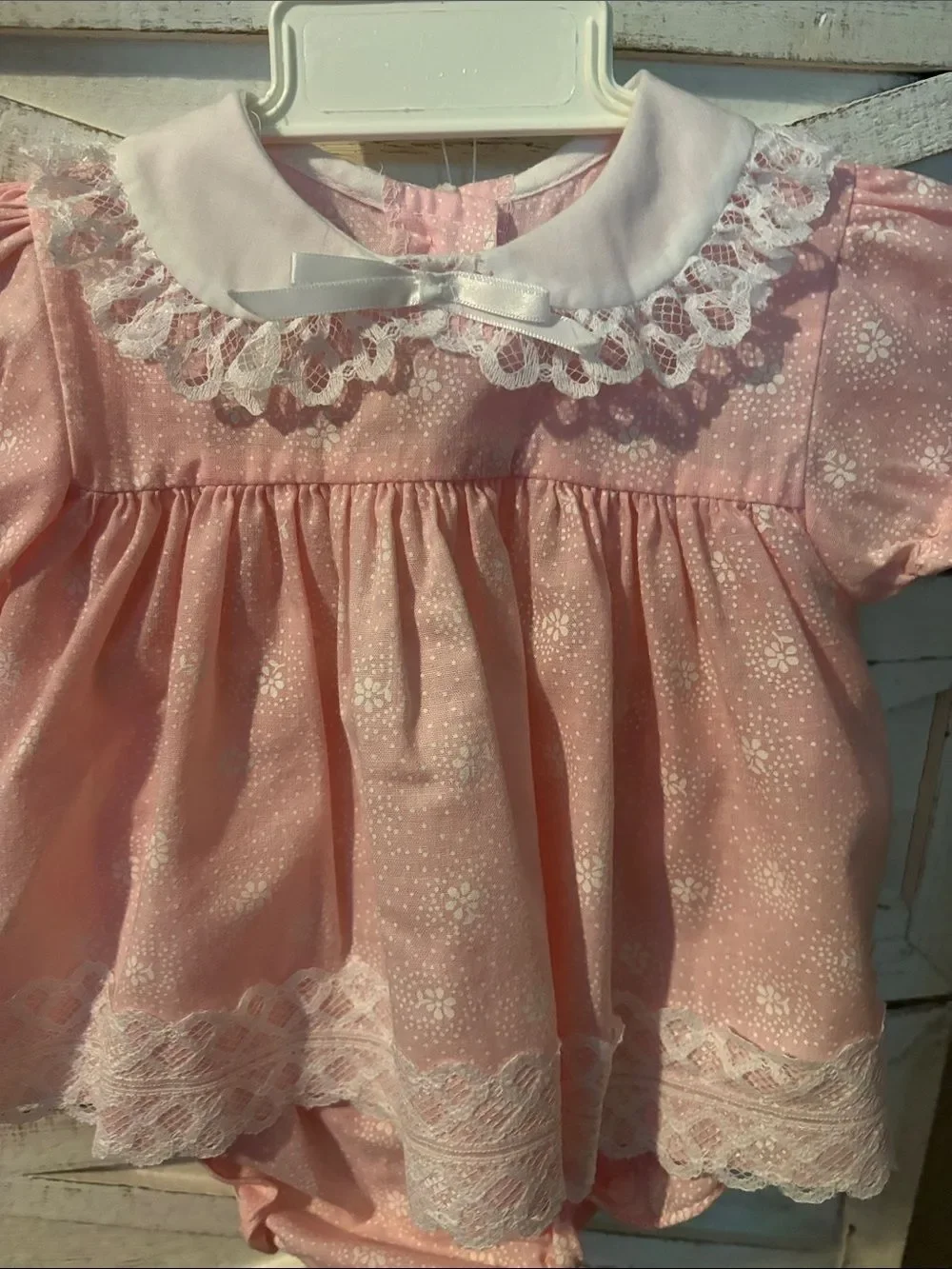 VINTAGE CUTEST ONE BABY GIRL DRESS